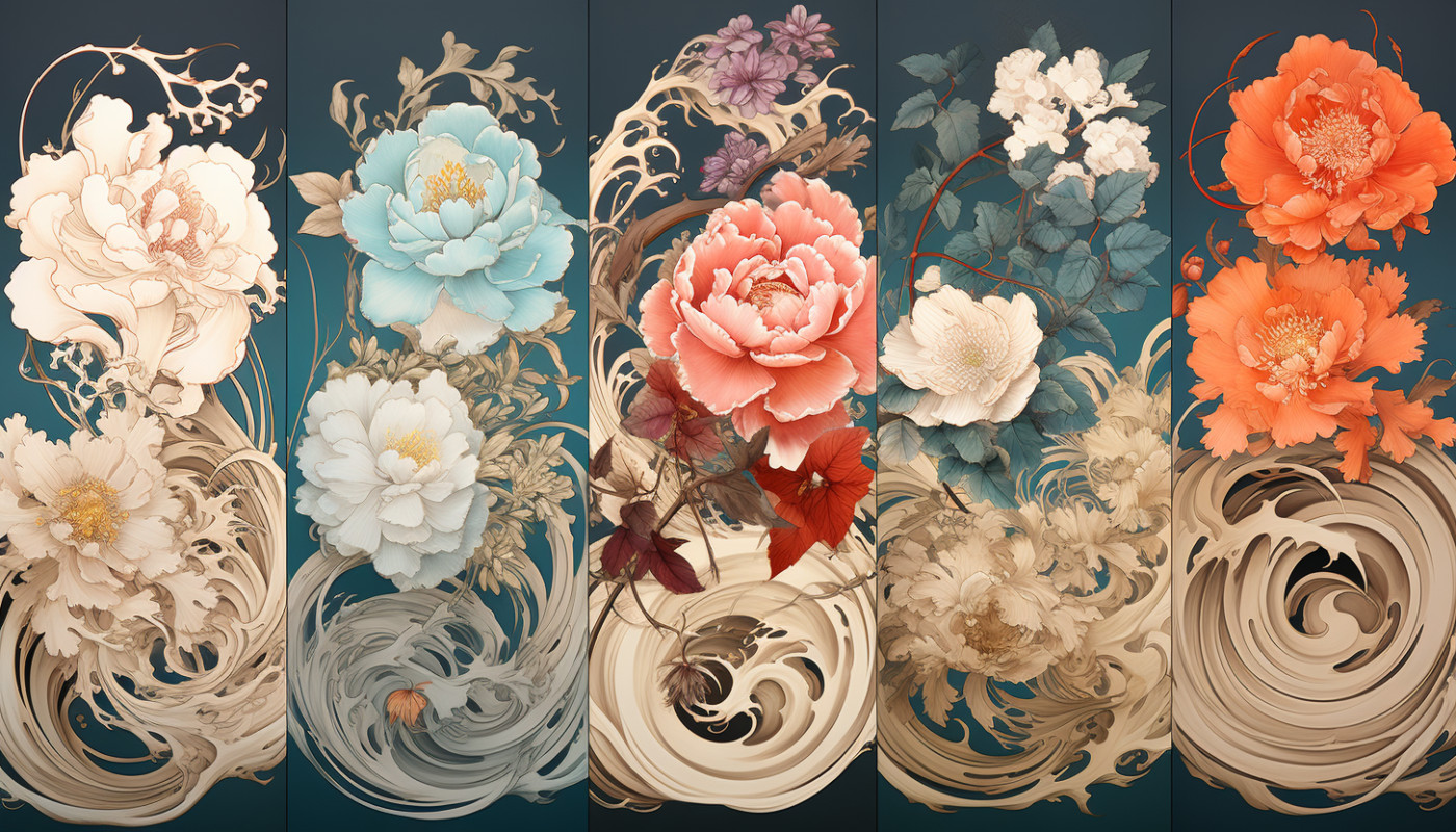 Exploration des motifs traditionnels dans l'art visuel chinois
